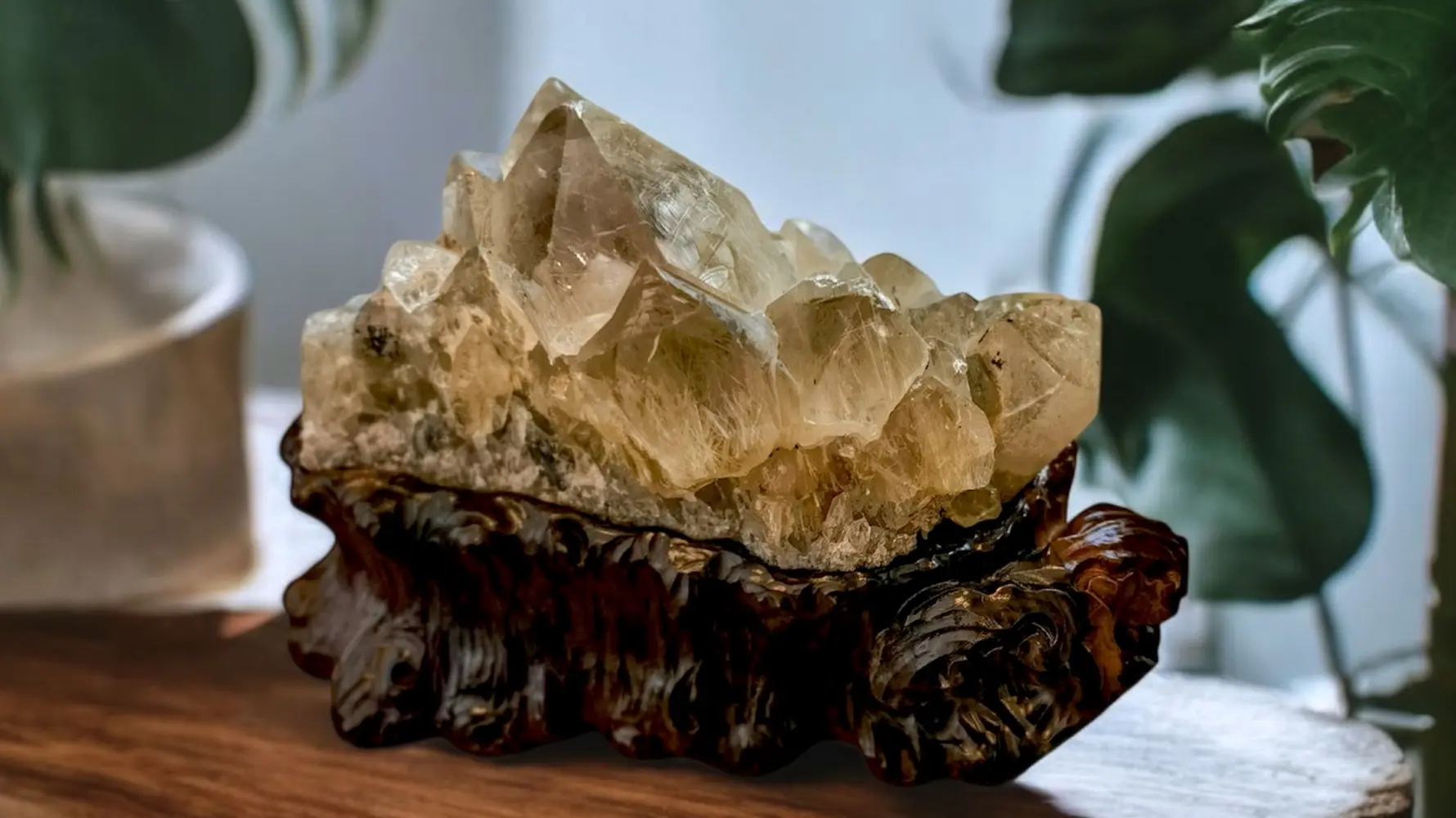 擺放水晶